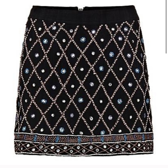 GUESS by Marciano Geometric Beaded Mini Skirt - Picture 4 of 16